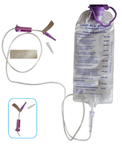 Fütterungsbeutel mit Zubehör, 1 Liter, verstellbar