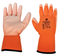 GUARDER® Polyesterhandschuhe, PU-Handfläche getaucht, Orange